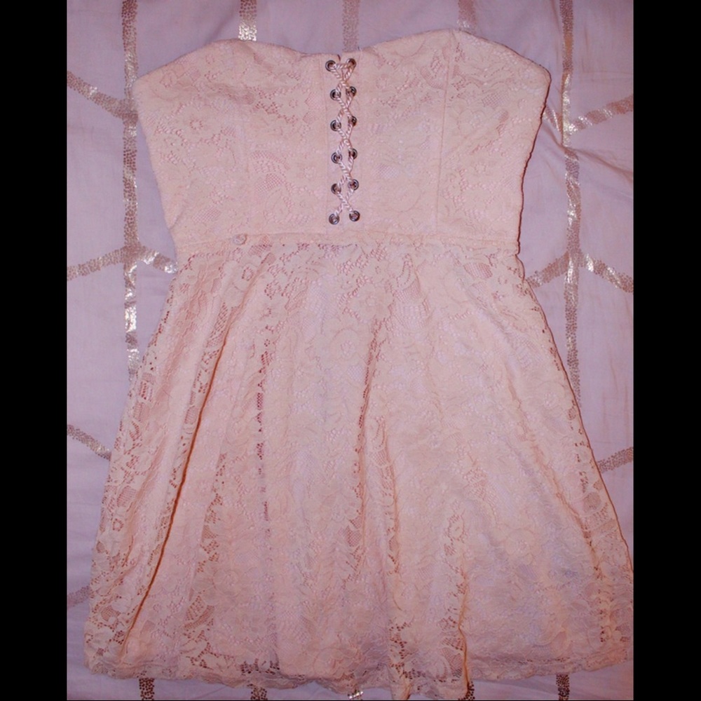 Pink Lace Dress
